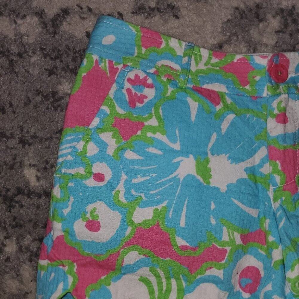 LILLY PULITZER 5" BUTTERCUP STRETCH SHORT sz 2 - Picture 3 of 9